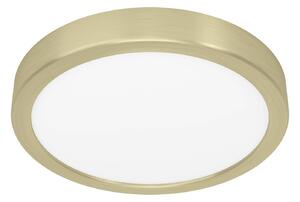 EGLO Panel natynkowy LED Fueva 5 IP20 830 mosiądz Ø21cm