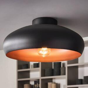 EGLO Lampa sufitowa Mogano z metalu, Ø40cm, czarna