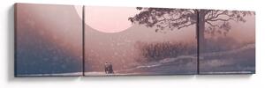 Obraz - Zakochana para (170x50 cm)