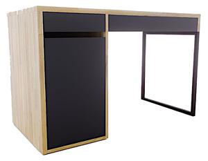 Dębowe biurko w stylu nowoczesnym - Alfea 3X