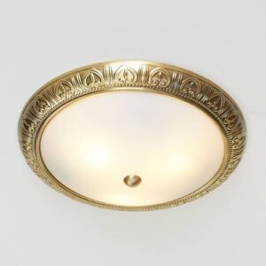 ORION Lampa sufitowa LEMBIT, możliwość ściemniania, brązowy / mosiężny, salon / jadalnia, metal, antyczny