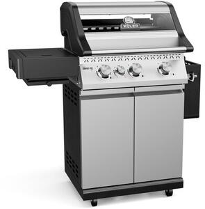 Grill ogrodowy gazowy KOLER Krone Compact Pro Srebrny 15.8 kW 60 x 46 cm