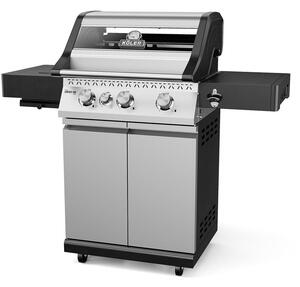 Grill ogrodowy gazowy KOLER Krone Compact Pro Srebrny 15.8 kW 60 x 46 cm