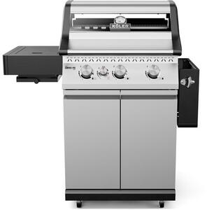 Grill ogrodowy gazowy KOLER Krone Compact Pro Srebrny 15.8 kW 60 x 46 cm
