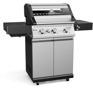 Grill ogrodowy gazowy KOLER Krone Compact Pro Srebrny 15.8 kW 60 x 46 cm