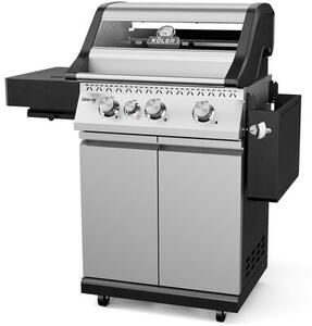 Grill ogrodowy gazowy KOLER Krone Compact Pro Srebrny 15.8 kW 60 x 46 cm