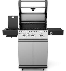 Grill ogrodowy gazowy KOLER Krone Compact Pro Srebrny 15.8 kW 60 x 46 cm