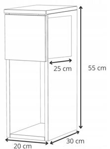 Szafka Nocna STIVMEBLE 1 Szuflada 20x30x55 cm DÄ b Wotan