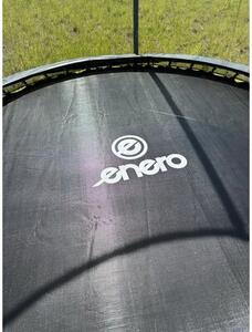 Trampolina ENERO z siatką wewnętrzną FI 244 cm Czarny