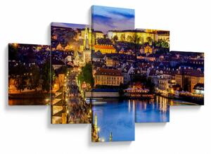 Obraz - Most Karola, Praga, Czechy (125x70 cm)