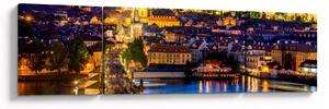 Obraz - Most Karola, Praga, Czechy (170x50 cm)