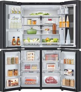 Lodówka LG InstaView GMG960EVJE Multi Door 179cm Czarny mat Podajnik wody