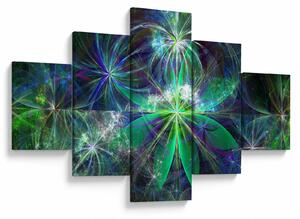 Obraz - Abstrakcyjne kształty geometryczne (125x70 cm)