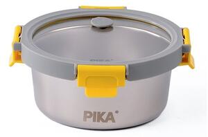 Pojemnik stalowy PIKA MetalShock 650 ml Srebrno-przezroczysty