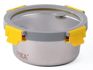 Pojemnik stalowy PIKA MetalShock 650 ml Srebrno-przezroczysty