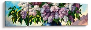 Obraz - Bukiet bzu (170x50 cm)