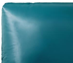 Dwukomorowy materac wodny dual 180 x 200 x 20 cm z piankową ramą niskie tłumienie fal Beliani