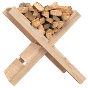 Drewniany stojak na drewno naturalna sosna - Rami