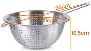 Cedzak kuchenny stalowy 21 cm