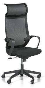 Krzesło biurowe CLETUS, czarne