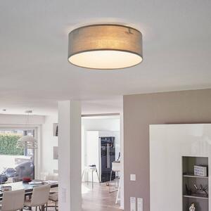 Smartwares Lampa sufitowa Ceiling Dream, Ø 30 cm, tekstylna, szara