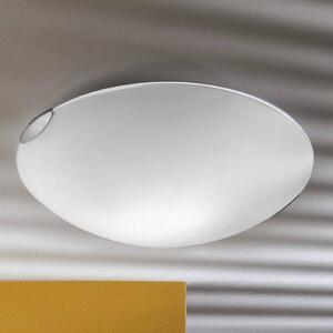 Fabas Luce Lampa sufitowa FOX, możliwość ściemniania, biały / opal, salon / jadalnia, szkło, nowoczesny