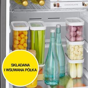 Lodówka SAMSUNG BESPOKE AI RB38C7B6A22 EF AI No Frost 203cm Czarne szkło
