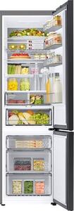 Lodówka SAMSUNG BESPOKE AI RB38C7B6A22 EF AI No Frost 203cm Czarne szkło