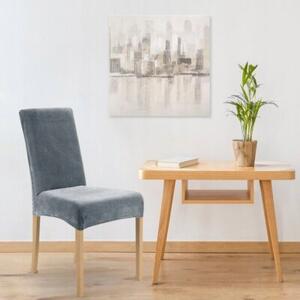 Pokrowiec na krzesło EUROFIRANY D91 457087 (35 x 30 x 55 cm) Stalowy