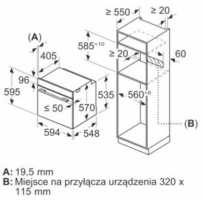 Piekarnik BOSCH HBA534ES3 Elektryczny Inox A+