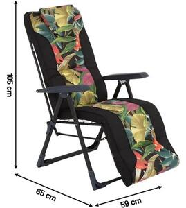 Fotel ogrodowy PATIO Mijas Plus Black Edition D002-07PB / G052-23IB