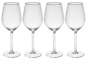 Kieliszki do wina szklane 490 ML 4 szt