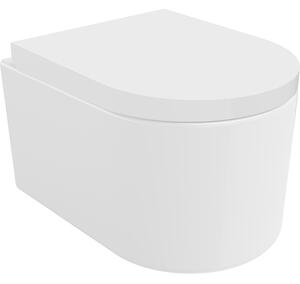 Mexen Sofia miska wc Rimless z deską wolnoopadającą twarda, duroplast, biała połysk - 30540200