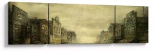 Obraz westernowego miasteczka (170x50 cm)