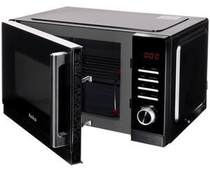Kuchenka mikrofalowa AMICA AMMF23E1GFB 1250W beztalerzowa pojemność 23L FullFlat Czarny