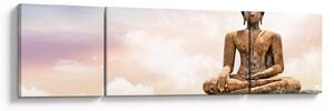 Obraz - Budda nadzorujący ziemię (170x50 cm)