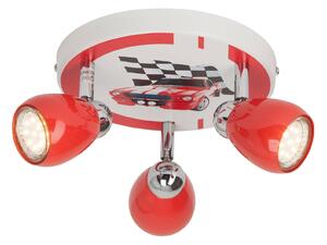 Brilliant Lampa sufitowa LED Racing, 3-punktowa