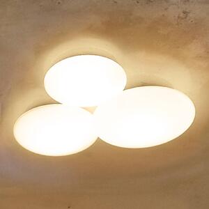 Vibia Lampa sufitowa designerska PUCK, możliwość ściemniania, biały / opal, salon / jadalnia, szkło, design