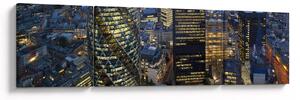 Obraz - Wieczorna panorama Londynu (170x50 cm)