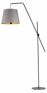 Lampa stojąca podłogowa przegubowa regulowana z abażurem stożek MODERN