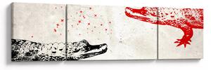 Obraz - Krokodyle (170x50 cm)