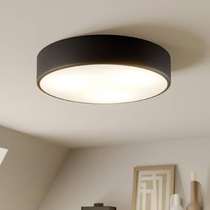TEMAR LIGHTING Lampa sufitowa Cleo, Ø 40 cm, IP20, czarna, metal, E27