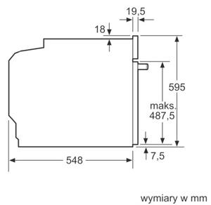 Piekarnik BOSCH HBG724BB1 Elektryczny Czarny A+