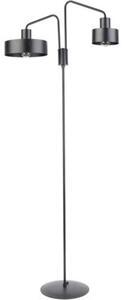 Lampa podłogowa dekoracyjna nowoczesna podwójna czarna 1xE27 15W Jumbo Sigma Lighting