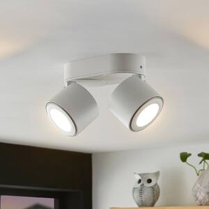 Lindby Lowie spot LED, 2-punktowy, biały