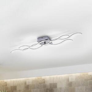 JUST LIGHT. GmbH Lampa sufitowa LED Wav 3000K 97,5x16cm stalowa