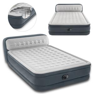 Materac Dmuchany Dwuosobowy z zagÅÃ³wkiem ÅÃ³Å¼ko z PompkÄ 230V INTEX 64448ND