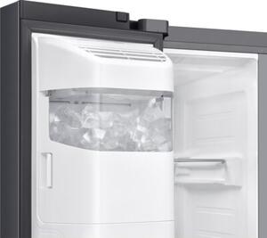Lodówka SAMSUNG AI RS70F65KEFEO Side by Side No Frost 178.4cm Grafitowa stal Kostkarka Dystrybutor wody