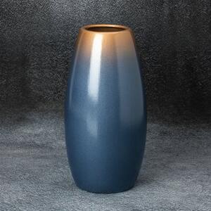 Wazon EUROFIRANY Nessa 13 x 26 cm Niebieski