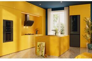 Lodówka TEKA RBF 88670 Van Gogh No Frost 201cm Czarne szkło AirFlow Metal Cooling